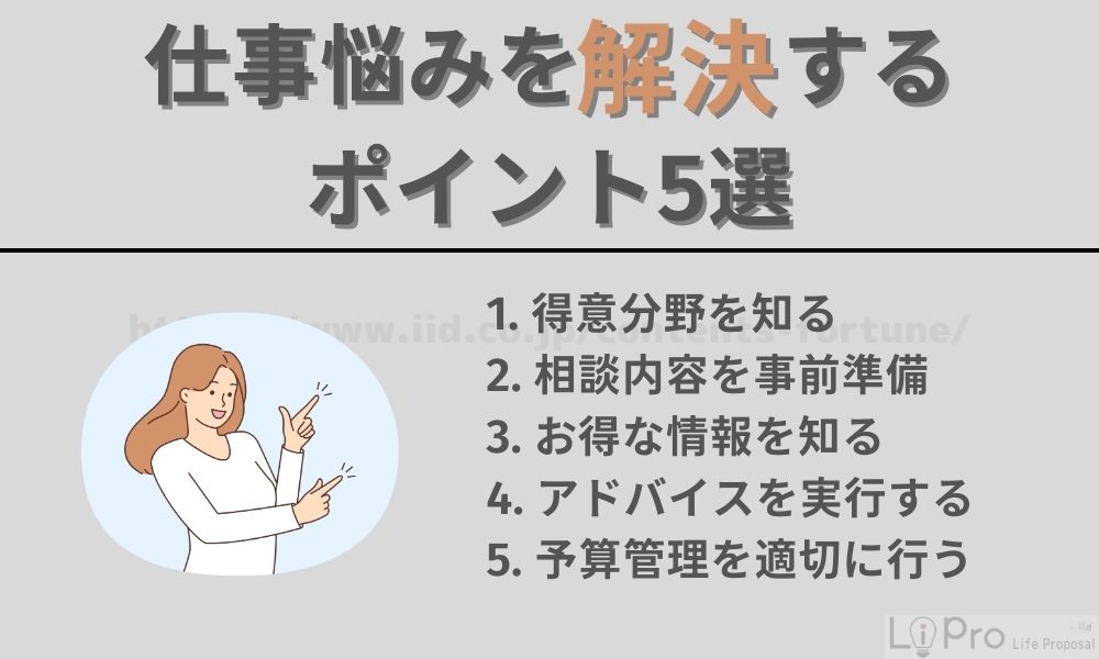電話占いで仕事悩みを解決するためのポイント5選
