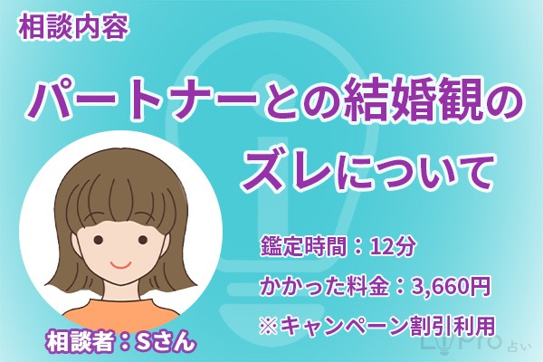 今回の相談者はSさん