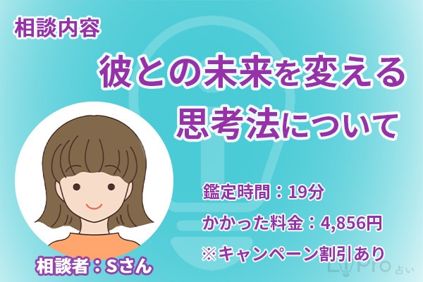 相談者情報｜Sさん (アキラ先生）