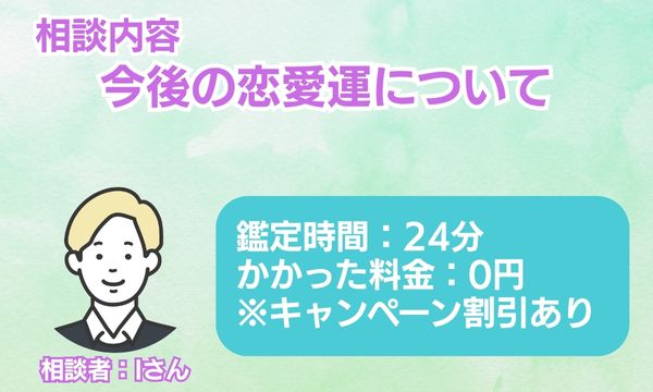 電話占いピュアリの龍愛華先生　相談者情報 