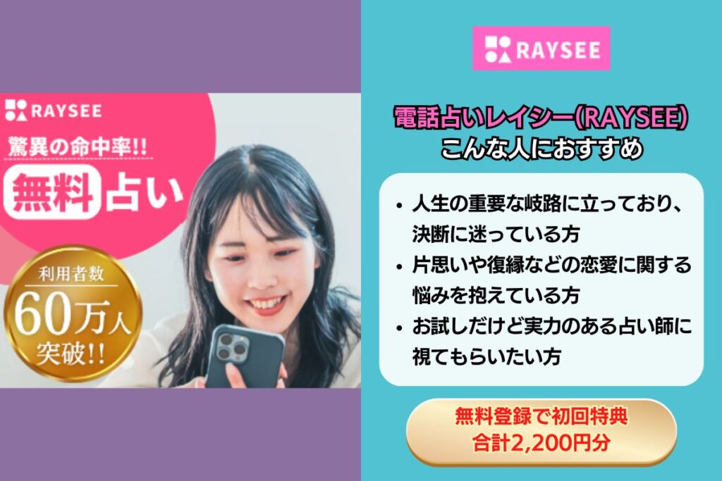 電話占いレイシー リード文 訴求用