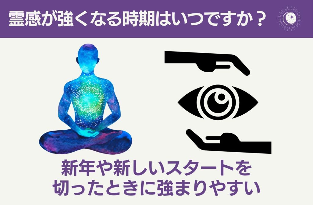 霊感が強くなる時期はいつですか？